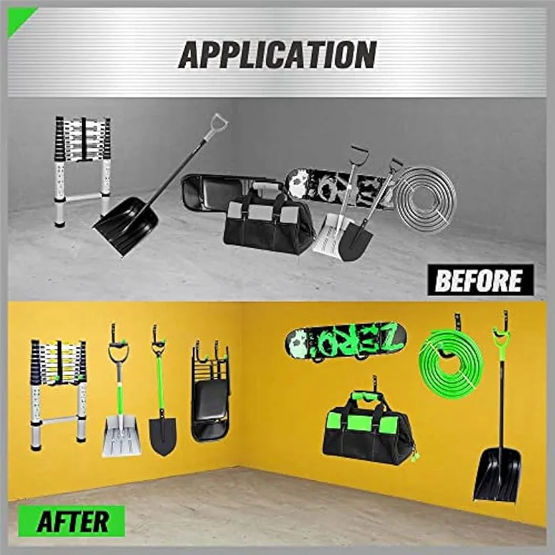 

LLCS-12Pcs Heavy Duty Garage Storage Utility Hooks, Utility Hooks For Garage Wall,Bike Hooks For Garage Wall