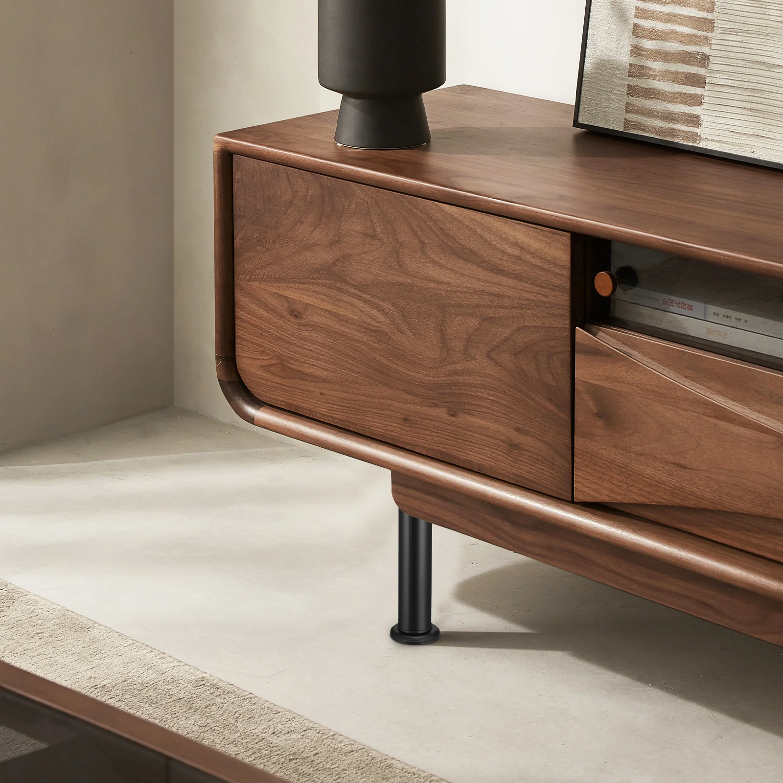 4 Pcs Adjust The Support Legs Adjustable Cabinet Chair Furniture Feet For White Vanity