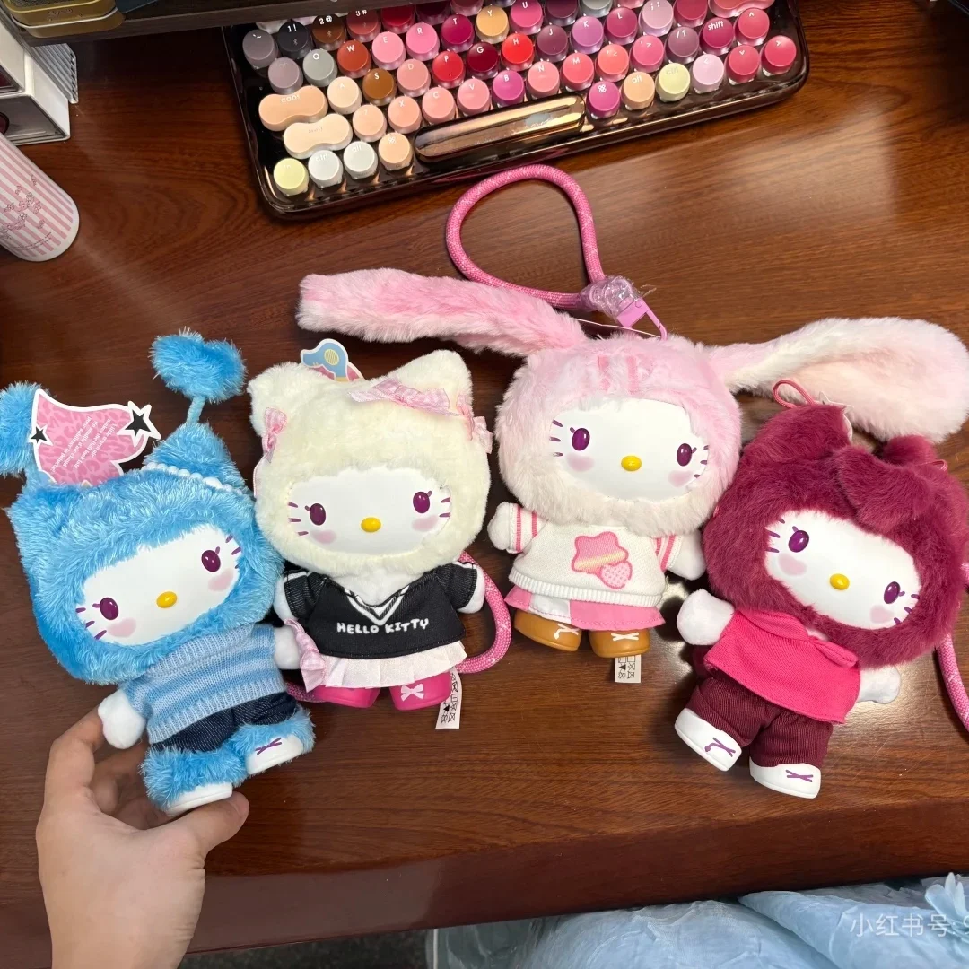 

New Original Kitty Popstar Series Trendy Play Blind Box Bag Pendant Model Handmade Home Decor Surprise Gift For Kids Toys Doll