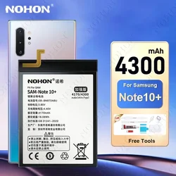 NOHON batería para Samsung Note 10 Plus Note10 + 20 9 8 Galaxy S21 Ulta S20 FE S10 Lite S10E S9 S8 S21 + S20 + S10 + S9 + S8 + batería