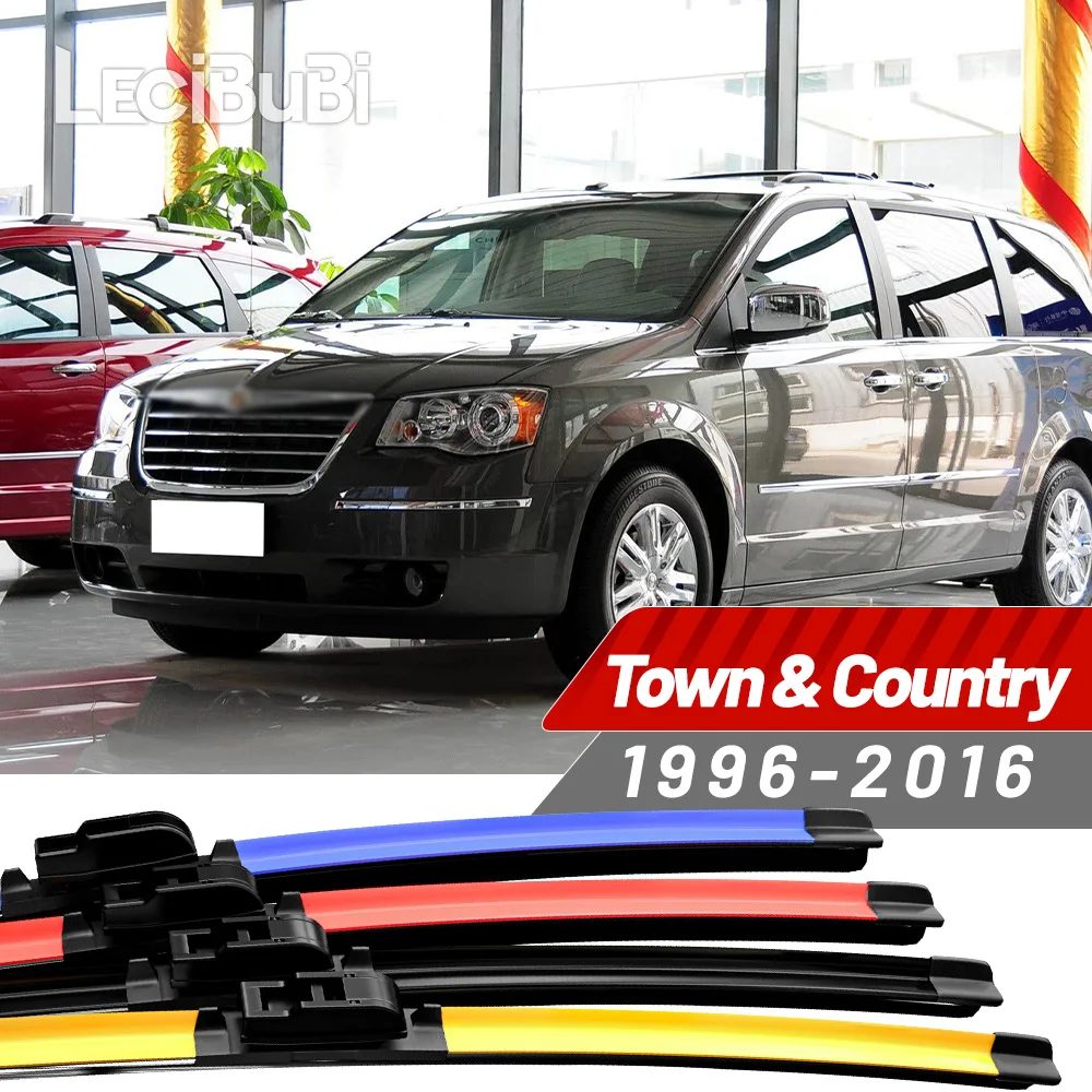 2 Stück für Chrysler Town Country 1996–2016 2008 2009 2010 2011 2012 2013 2014 2015 Frontscheibenwischerblätter Scheibenwischer