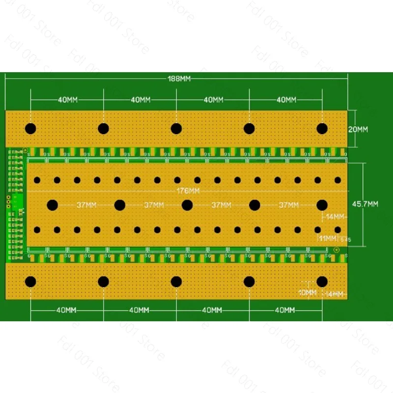 Energy storage spot welding machine mos board 12 tubes, 24 tubes, 32 , 64 t, 18650 lithium battery new mos board