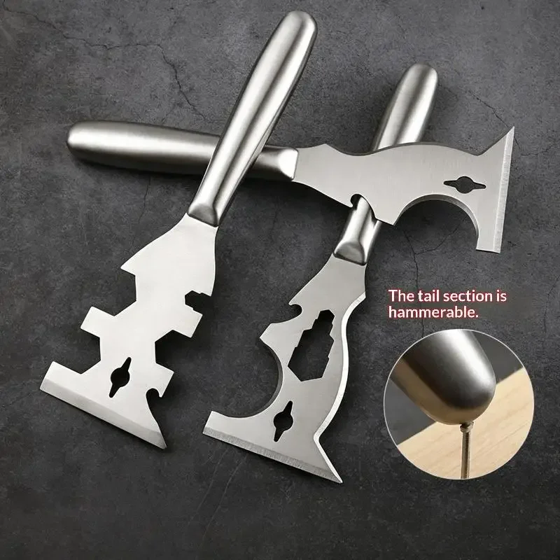 Spachtel, Farbschaber, Multifunktions-Malermesser, Abklebebandmesser zum Entfernen von Dichtungsmasse, zum Malen von Holz und Tapeten – Detail 5
