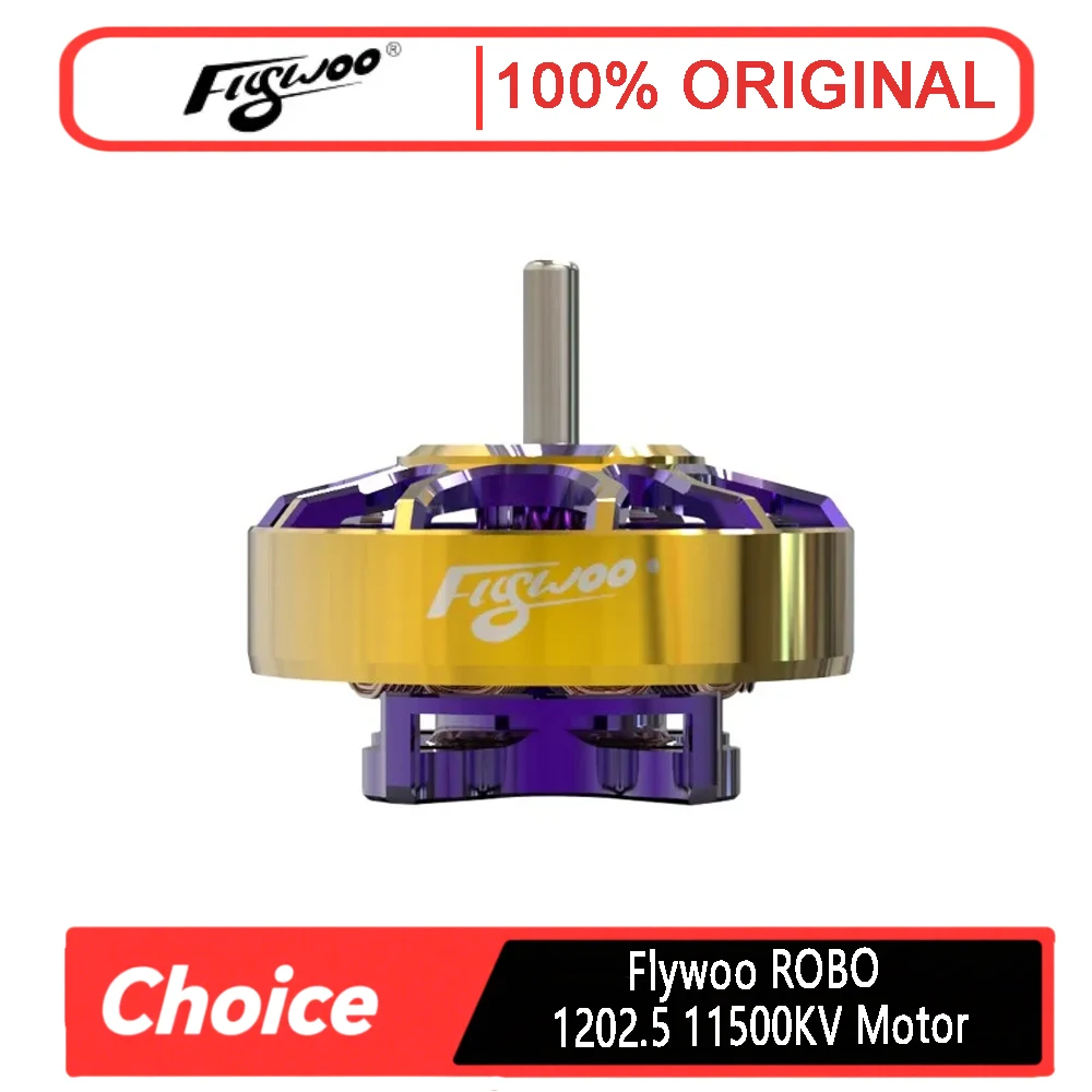 

Flywoo ROBO 1202.5 Brushless Motor - 11500KV High-Efficiency, for Ultralight Drone Builds