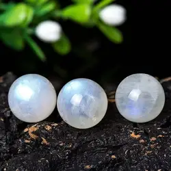 Blue Moonstone Round Bead DIY Accessory