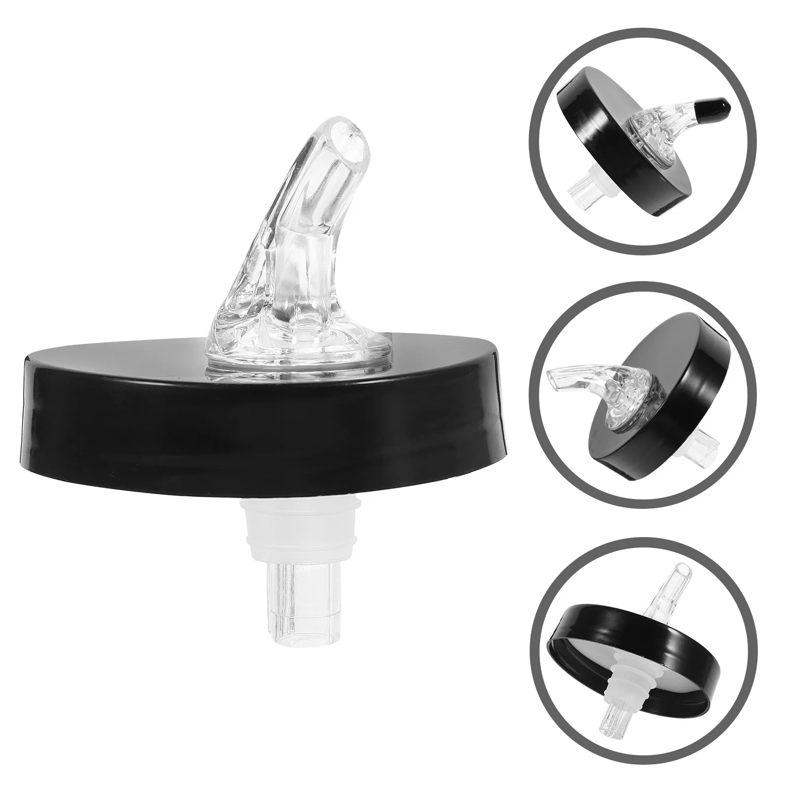 

Mason Jar Pour Spout Lid Seal Detachable for Standard Mason Jars Leak Proof Oil Pourer Dispenser for Wine Honey Syrups Vinegar