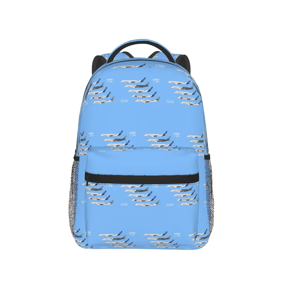 

Airbus A350 Test Aircraft Fleet Illustration Backpack Hot Sale Daypack Large Capacity Kids BookBag School Bag Shoulder Bags