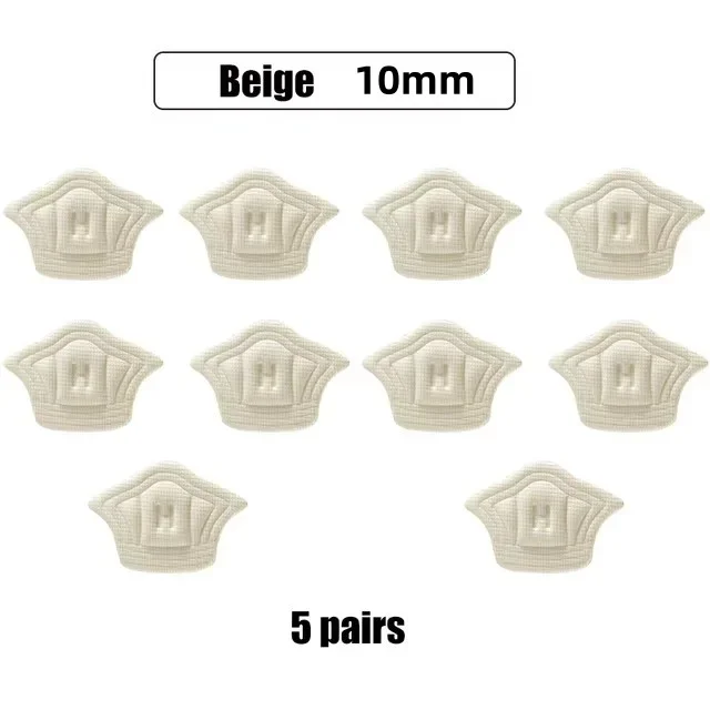 5 Paar Schoen Pad Voet Hak Kussen Pads Sportschoenen Verstelbare Anti-Wear Voeten Inzetstukken Hak Beschermer Sticker Binnenzool