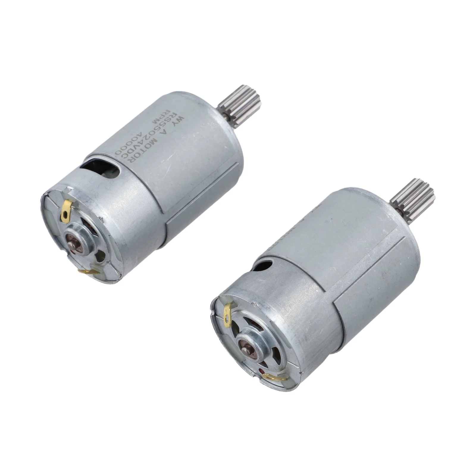 40,000 RPM Motor RS550 24V Motor Toy Maintenance 10 Mm X 10 Mm Gear Size 24V High Speed Electric Motor Connector