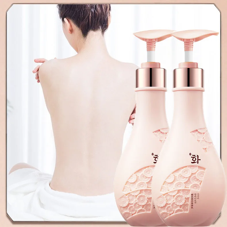 

Korean Cherry Blossom Fragrance Body Lotion Hydrating Moisturizing Brightening and Smooth Skin Care Products