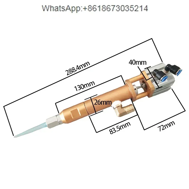 BF-60 large flow cylinder   suction type       silicone   dispensing valve precision dispensing
