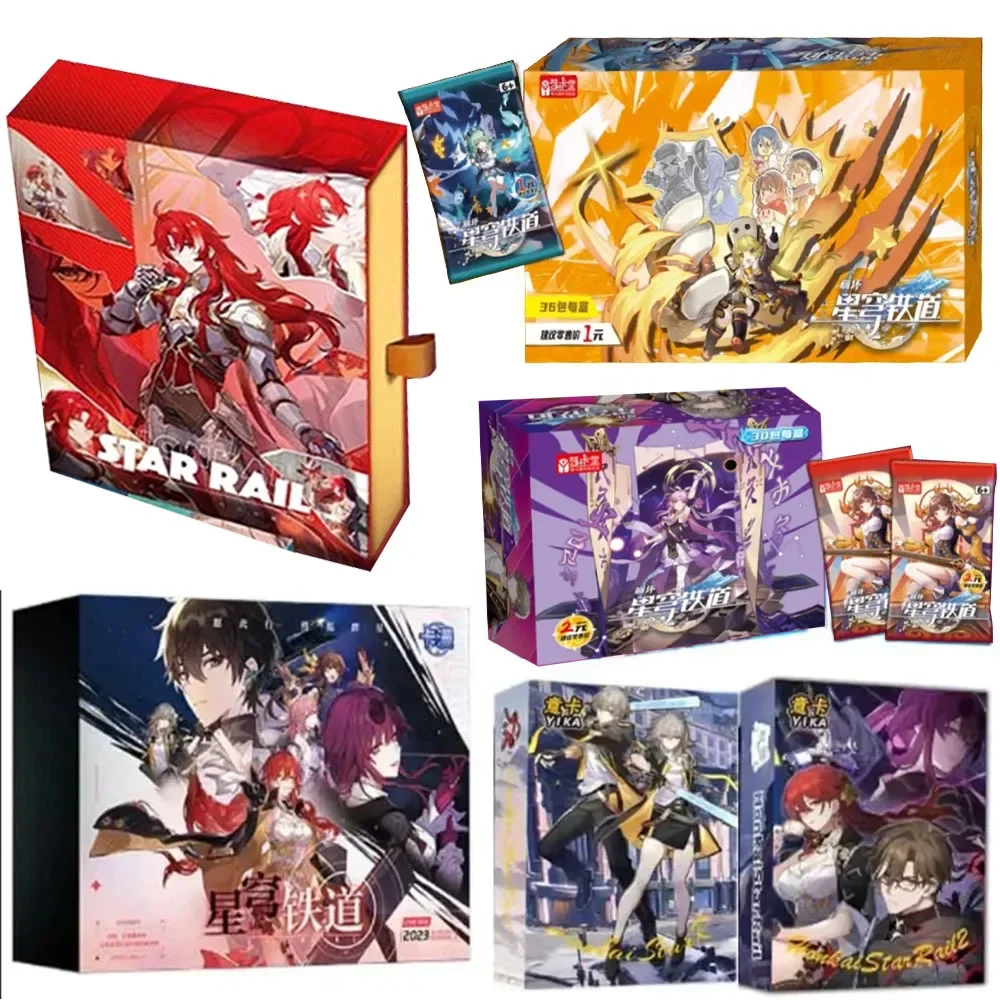 Honkai Star Rail Card Anime Game Genshin Impact Honkai Star Railway Card Rare Collectible Cards Collapse Toys Gifts