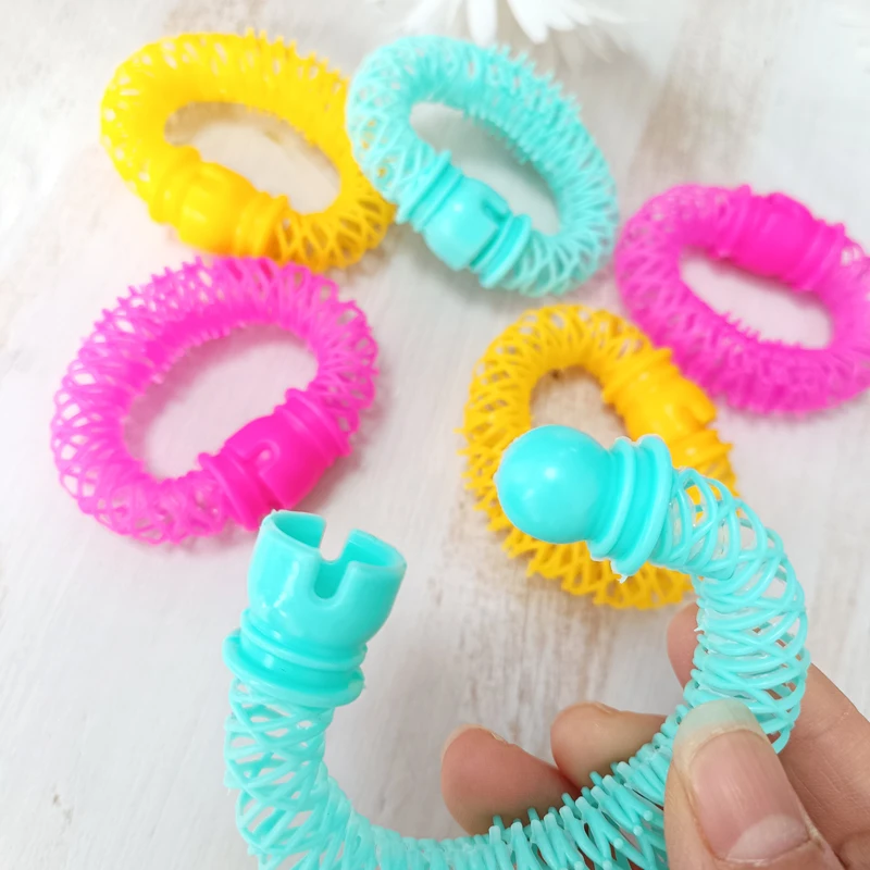 16PCS Women Hair Accessories Hair Curler Hair Donuts Hair Styling Roller Hairdresser Bendy Curls No Heat Spiral Curls DIY Tool