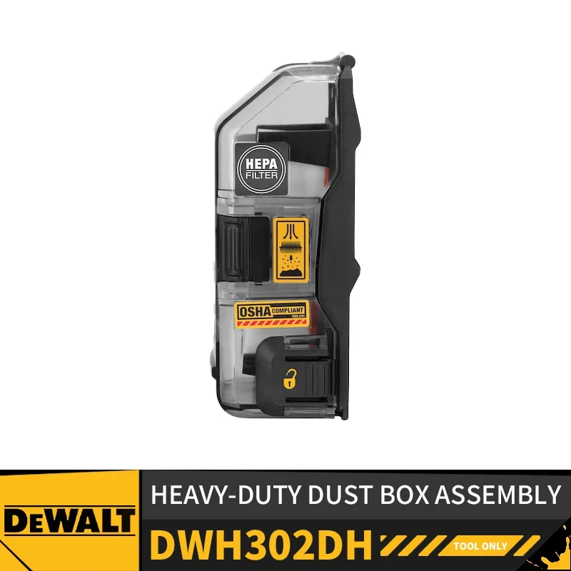DEWALT DWH302DH Heavy-Duty Dust Box Assembly For DWH205DH Power Tool Accessories