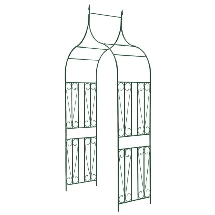 

vidaxXL Садовая арка с шипами Дизайн Альпинистские растения Темно-зеленый