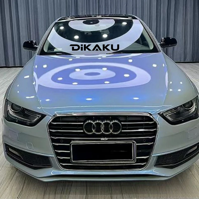 

Highest Quality Glossy Dreamy Blue Gray Vinyl Wrap Foil With Air Free Bubble For Vehicle And Motorcycle