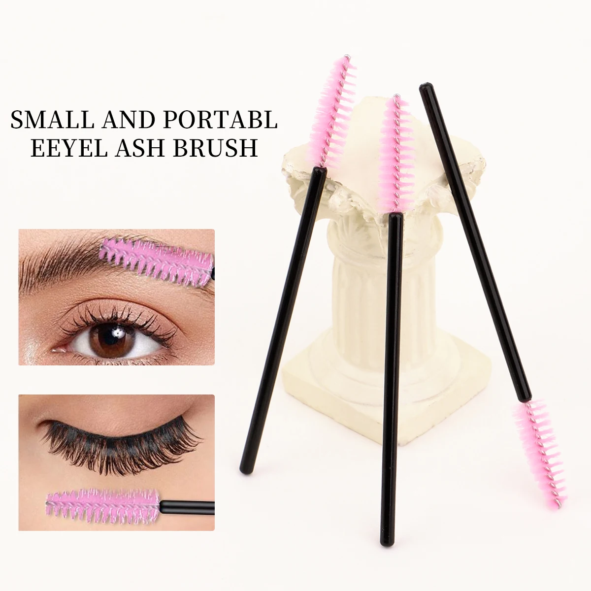 6PCS: el juego de herramientas de pinzas viene con una caja de almacenamiento para alargar y embellecer pestañas y cejas, una herramienta portátil.