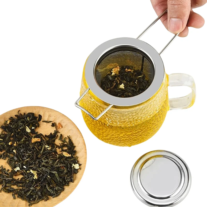 Stainless Steel Tea Leak Filter Reusable Tea Infuser Tea Strainer Teapot Metal Loose Tea Leaf Spice Filter Kitchen Accessories
