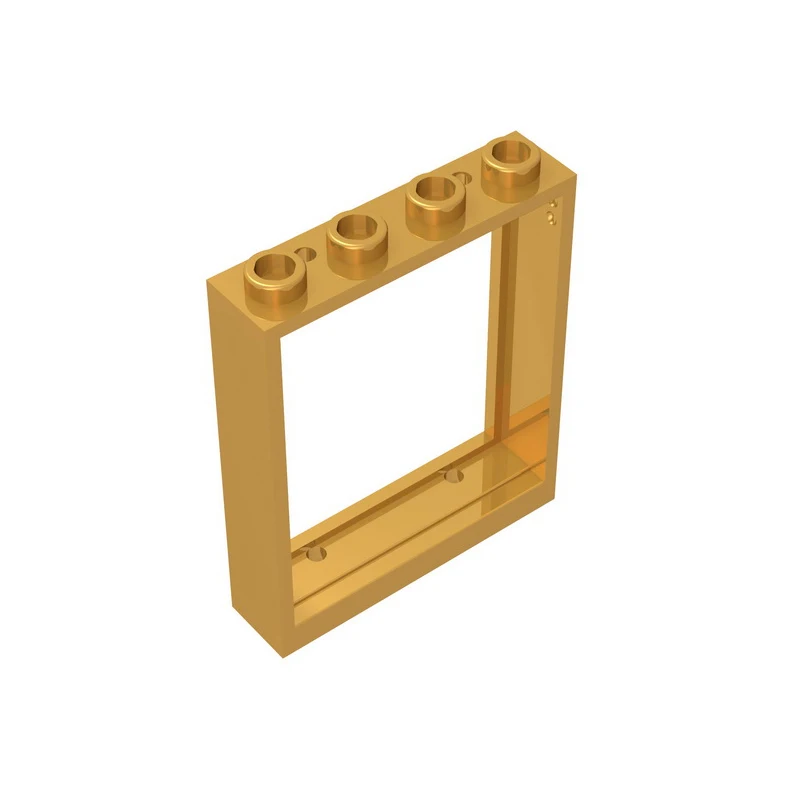 Gobricks GDS-765 FRAME 1X4X4 - 1x4x4 Window compatible with lego 6154 children\'s DIY Educational Building Blocks Technical