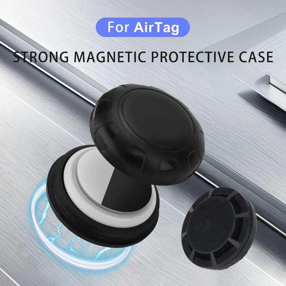 New Magnet Adsorption Magnetic Protective Case Anti-lost Waterproof Tracker Protector Bike Motorcycle for Apple Airtag