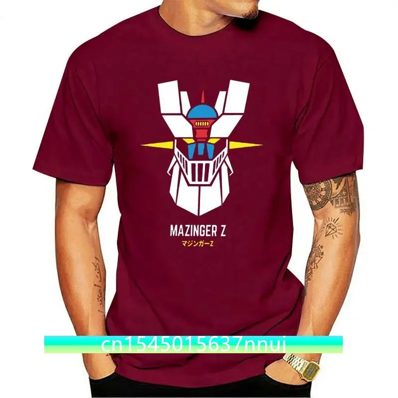 

New Mazinger Z T Shirt Mazinger Z Color T-Shirt 5x Short Sleeve Tee Shirt Fun Male Classic 100 Cotton Print Tshirt