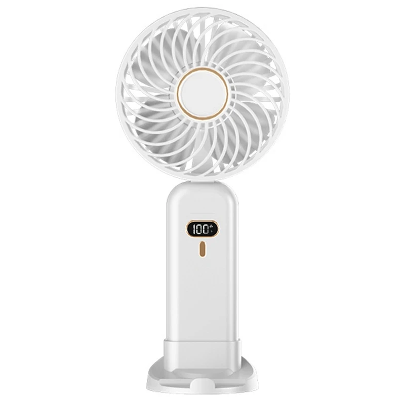 

Handheld Fan, Portable Fan With Lanyard Spray,5 Speeds Level Personal Fan, Foldable Desk Fan For Travel Outdoor