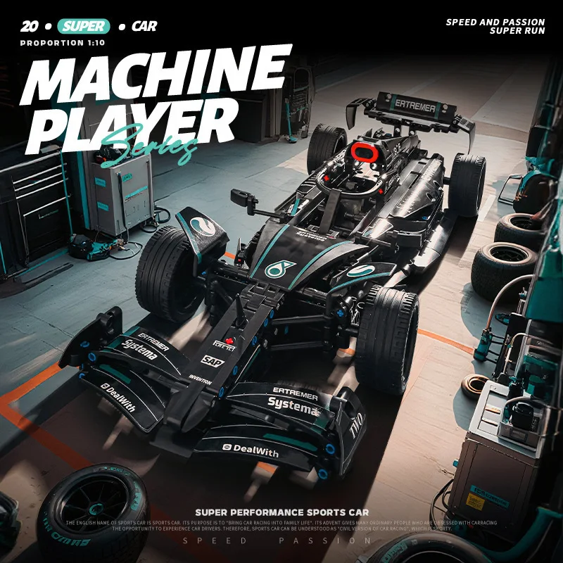 

Совместимые с технологиями Формулы-1 механические конструкторы для сборки спортивных автомобилей, игрушки для мальчиков, подарки на день рождения.