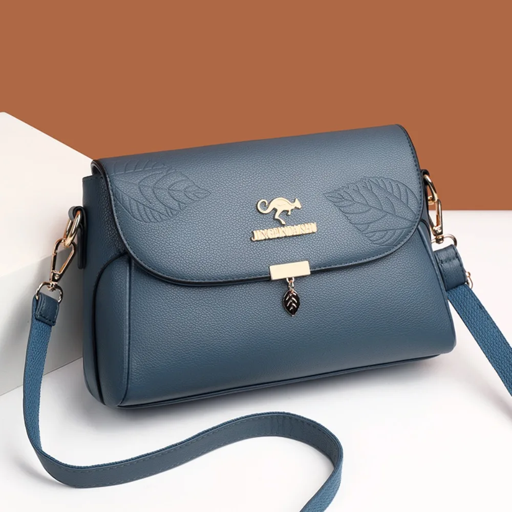 

Storage Bag Durable Multi Pocket Shoulder Bag Zipper Casual Mobile Phone Bag Solid Color Adjustable Strap Small Square Bag Gifts
