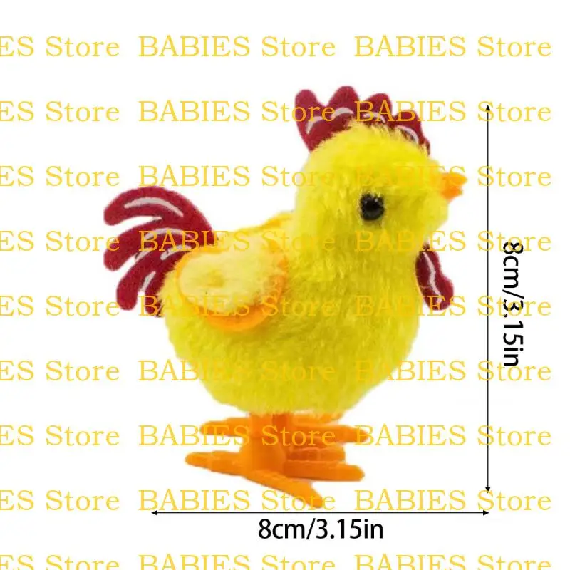 C9GB بعد الثمانينيات القرن الثمانينات كرتون الحنين إلى عتيقة لعبة Chick Chick Cartoon Mechanical Toy