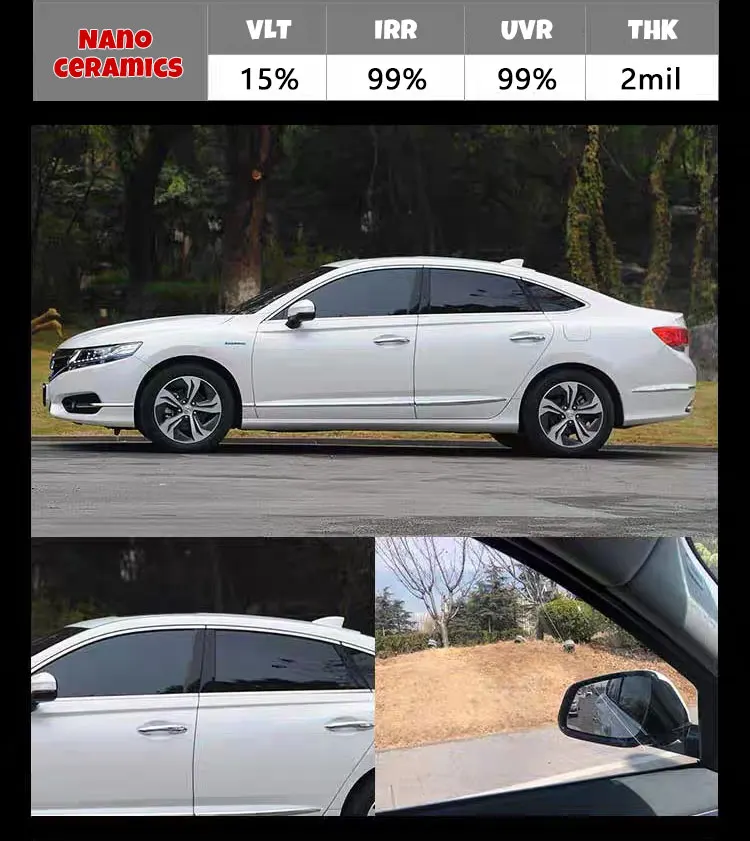 72x300cm IR100%  2 MIL HD Thermal insulation Nano ceramic film car window film Household glass film multi-light transmission
