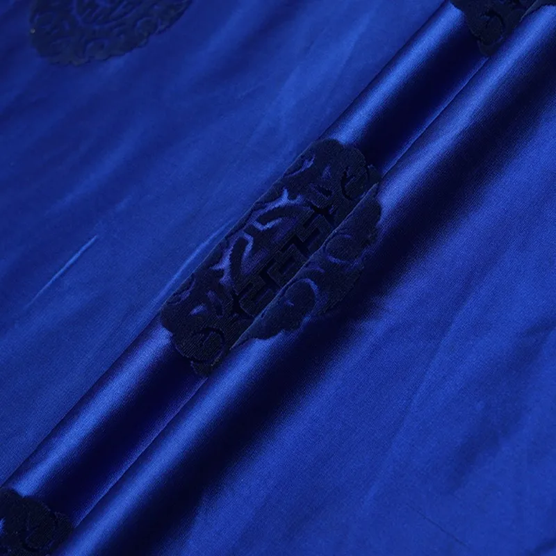 

Handmade Zhangzhou satin jacquard fabric polyester fiber traditional pattern Chinese clothing and cheongsam