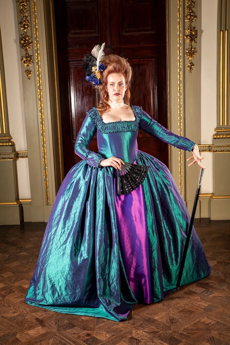 Cosplaydiy Prostitutas Charlotte Rococó Marie Antoinette Vestido Barroco Georgian Versailles vestido Medieval Court Nobre Vestido De Baile