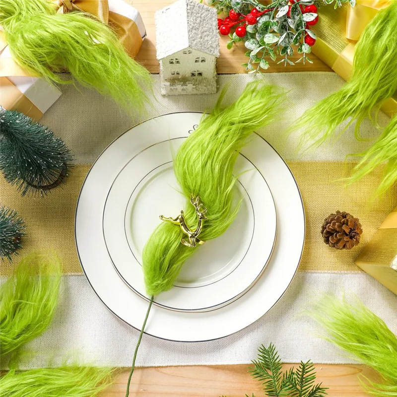 AT29-20 قطعة شجرة عيد الميلاد فروي خضراء يختار توبر شجرة عيد الميلاد يختار لإكليل الشجرة الحرف زهرية حشو المنزل (كلاسيكي)