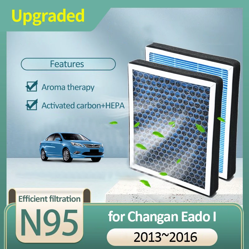 Activated Carbon Air Filter for Changan Eado I 2013 2014 2015 2016 Air Conditioner Filter Car Accessories Auto Parts N95 Upgrade