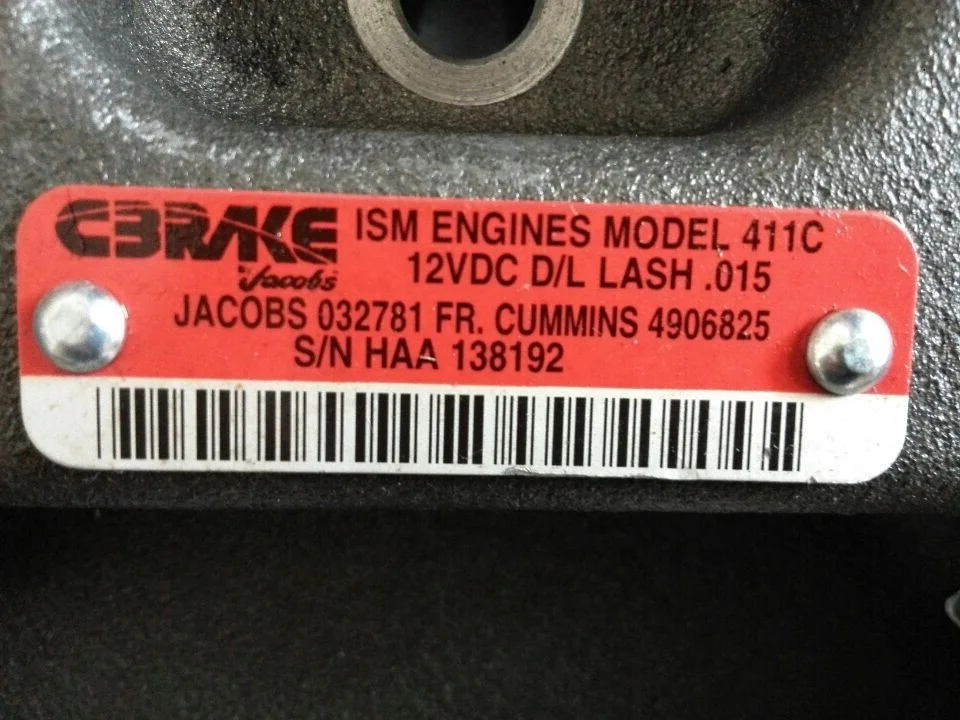 QSM ISM QSM11 ISM11 M11  engine brake kit 4906825 4906826 3406906 3800765 3161903 drain cock 3328520 for Cummins