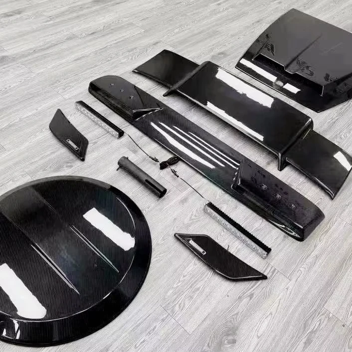 Bodykit for Ben G-class W464 2018+ Upgrade to B800 B-style Kit Top Quality Dry Carbon Fiber Parts Roof Lights Tire Cover Hood