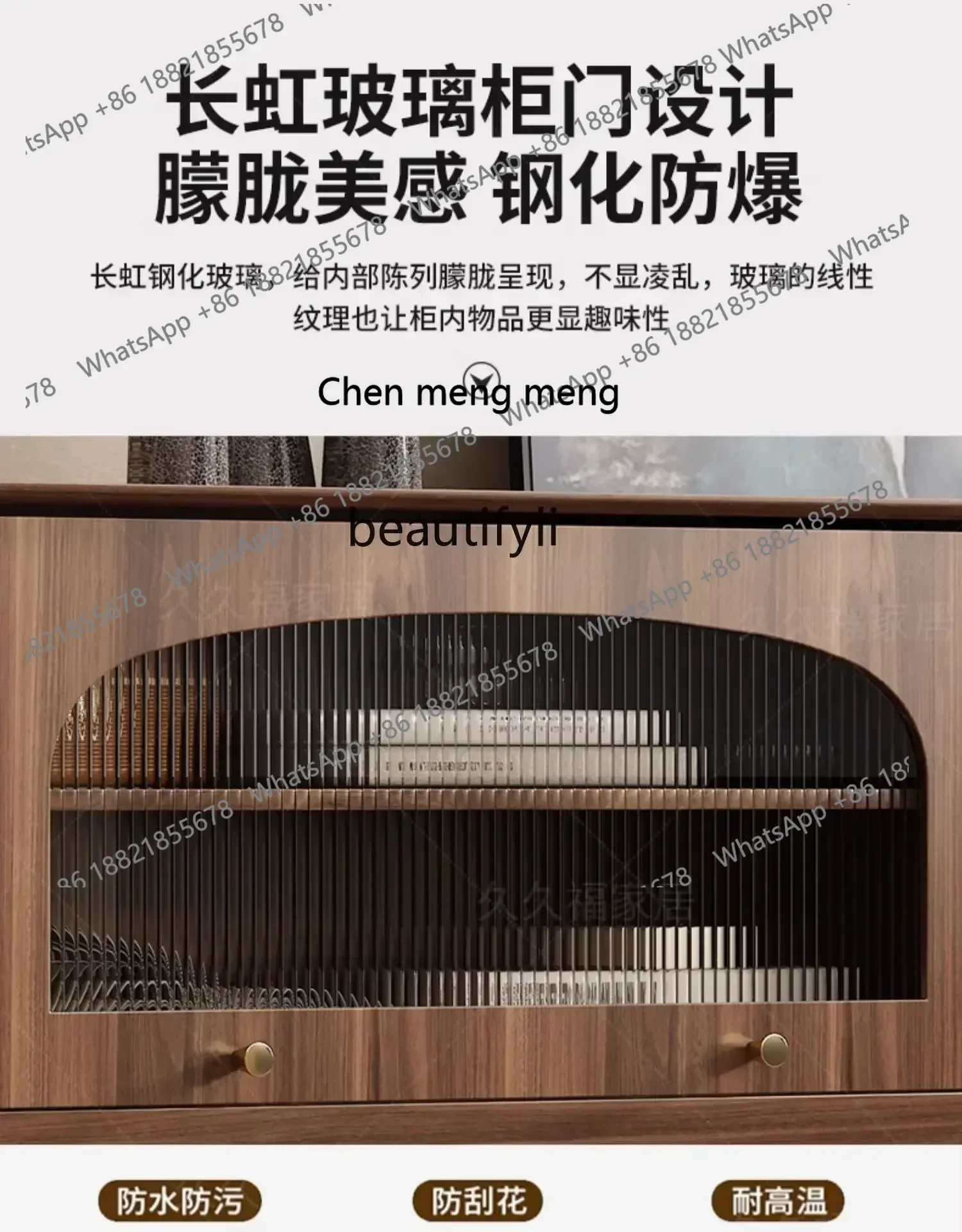 Armazenamento da sala de estar retro rattan pernas madeira maciça armazenamento quarto armário parede gaveta armáriofh h