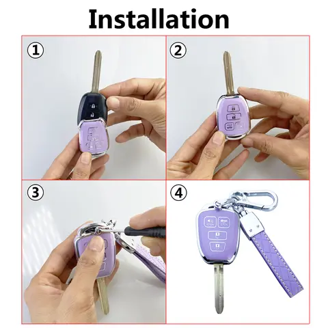 8 best sales toyota key fob case - №5
