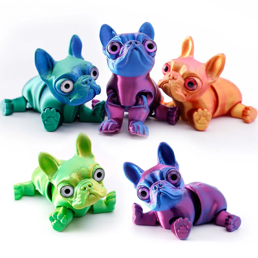 3D Printed Animals Toys Figures Model Multi-joint Movable Ornament Decorative Desktop Creativity Novelty Kids Gifts Toy