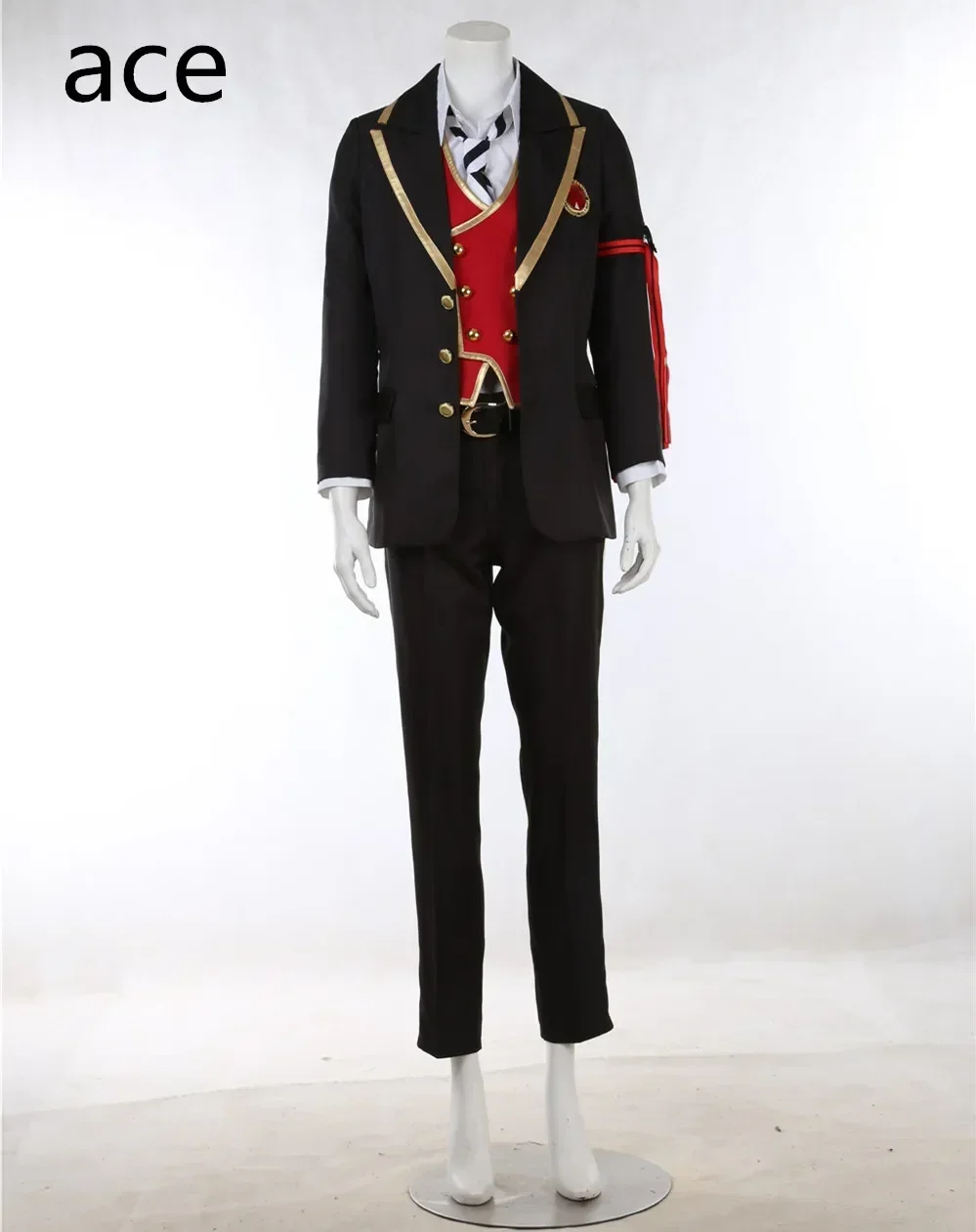 Kostum Cosplay seragam Cater Ace Deuce Riddle Trey