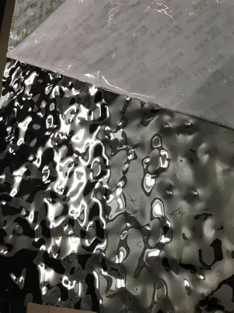 Door-to-Door Transport 300 Series ASTM Decorative Color Water Corrugated Stainless Steel Panel Wall Panel Hammer Panel