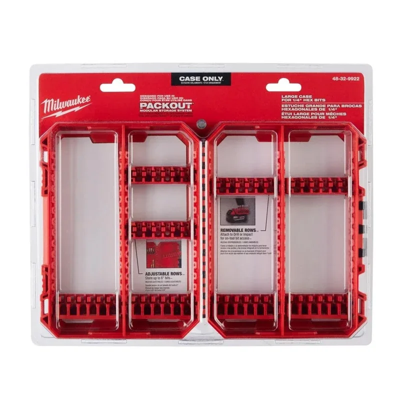 Milwaukee 48-32-9922 PACKOUT Storage Case Impact Type Collision Avoidance Durable Tool Accessories Storage Box