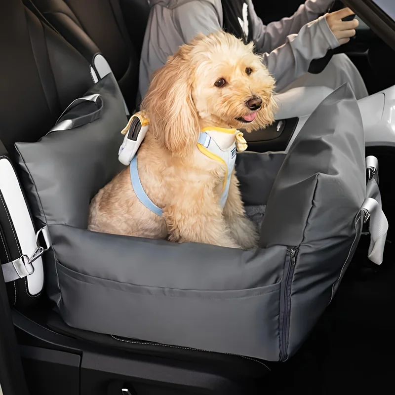 

Waterproof Luxury Dog Car Seat Pet Beds Comfortable Puppy Dog Beds Soft Travel Pet Car Seat With Safety Buckle Dropshipping