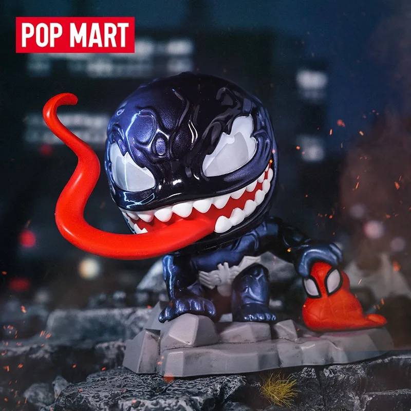 Figura de acción de Spider Man Venom de Marvel, caja ciega, conjunto coleccionable, estatua de decoración de Anime a la moda, regalo de cumpleaños, enviar amigos