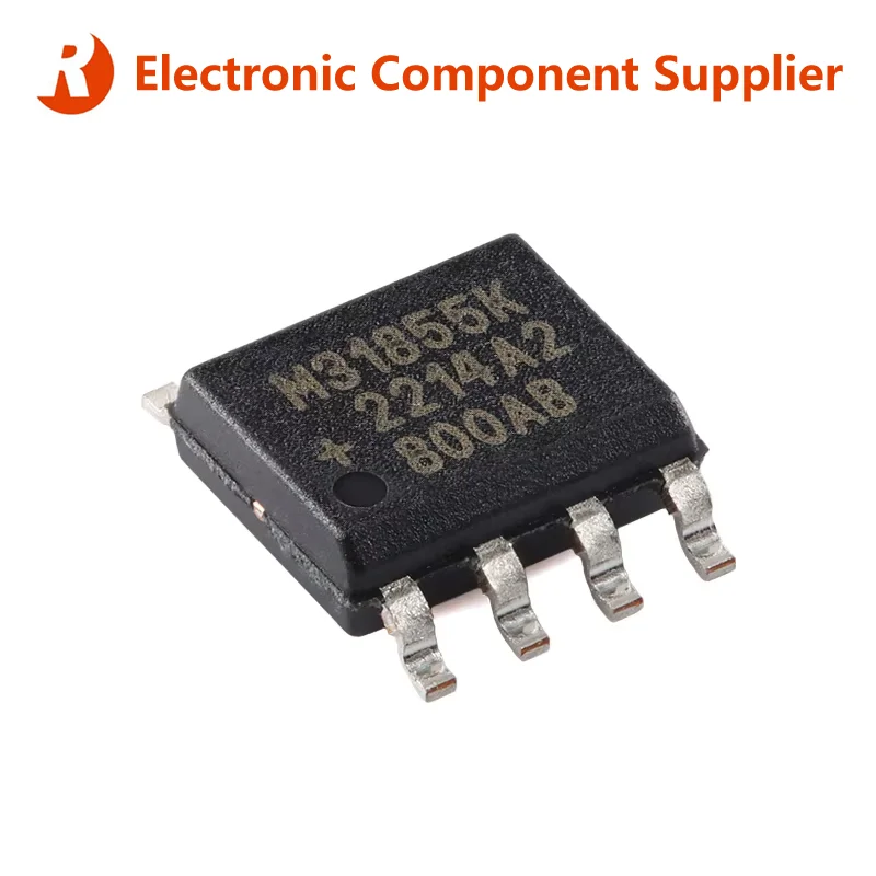 5Pcs MAX31855 MAX31855KASA+T MAX31855KASA SSOP-8 New Original Cold End Compensation Thermocouple Digital Converter Chip in Stock