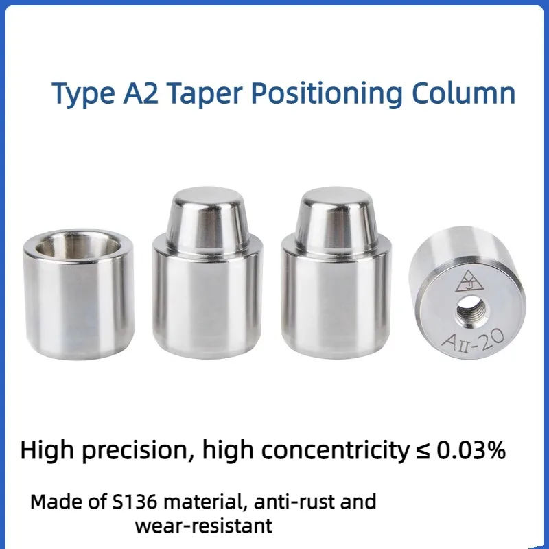 

2PcsPrecision Mold Positioning Column Mold Accessories Round Taper Precision Positioning Column Positioning Pin Auxiliary Device