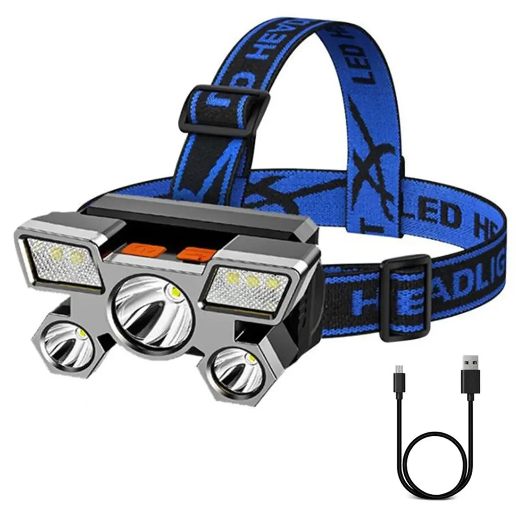 2021 Hot LED 18650 Battery USB Rechargeable Lantern Headlamp