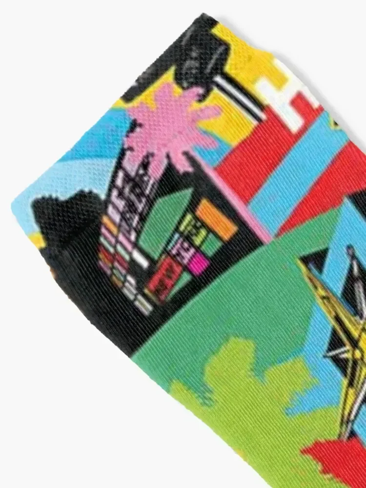 Las Vegas Socks floral with print ankle Boy Child Socks Women's