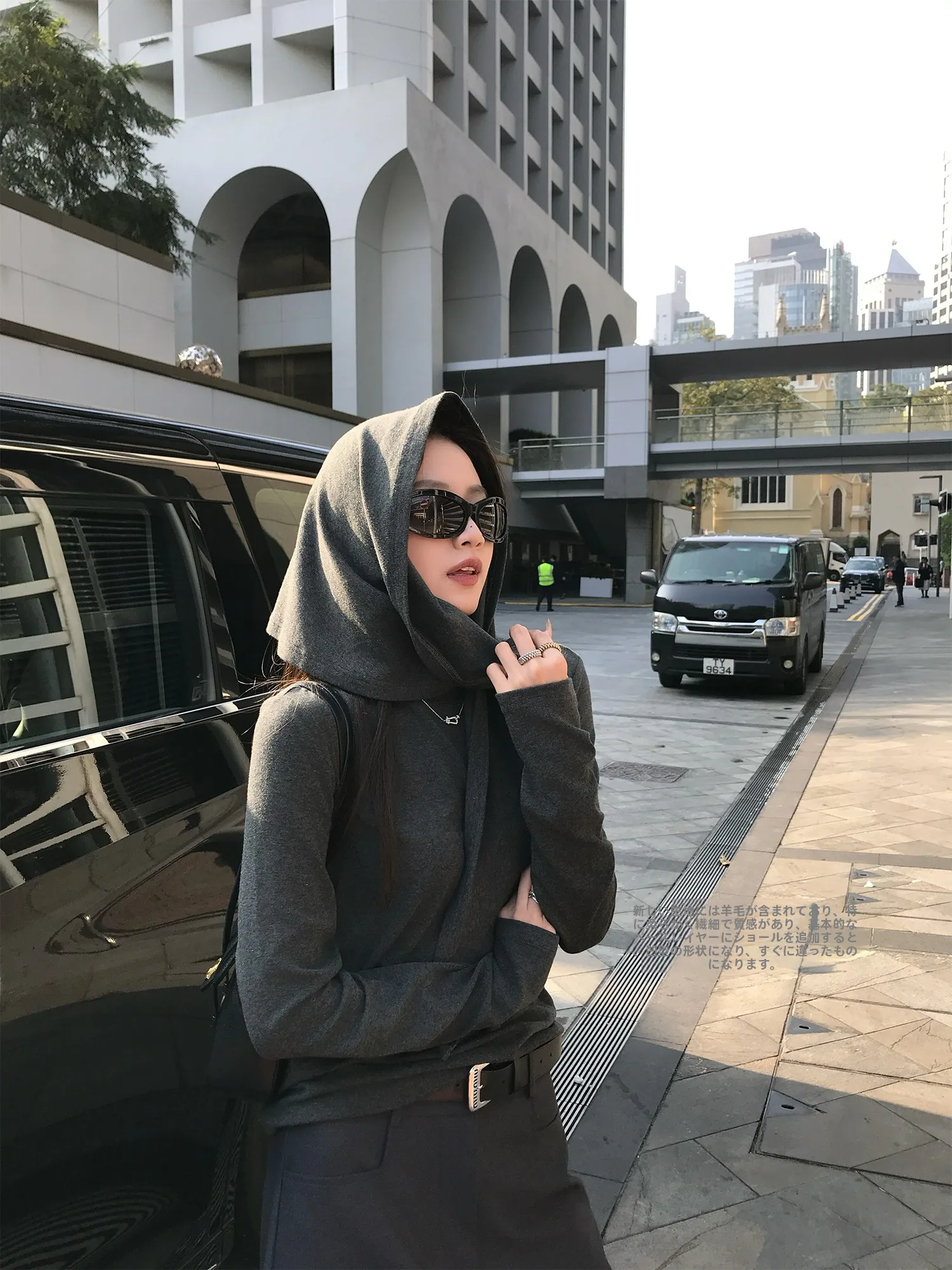 

Модная шерстяная футболка Superniniyy с длинным рукавом, удобный женский топ в корейском стиле, свободный крой, весна 2026