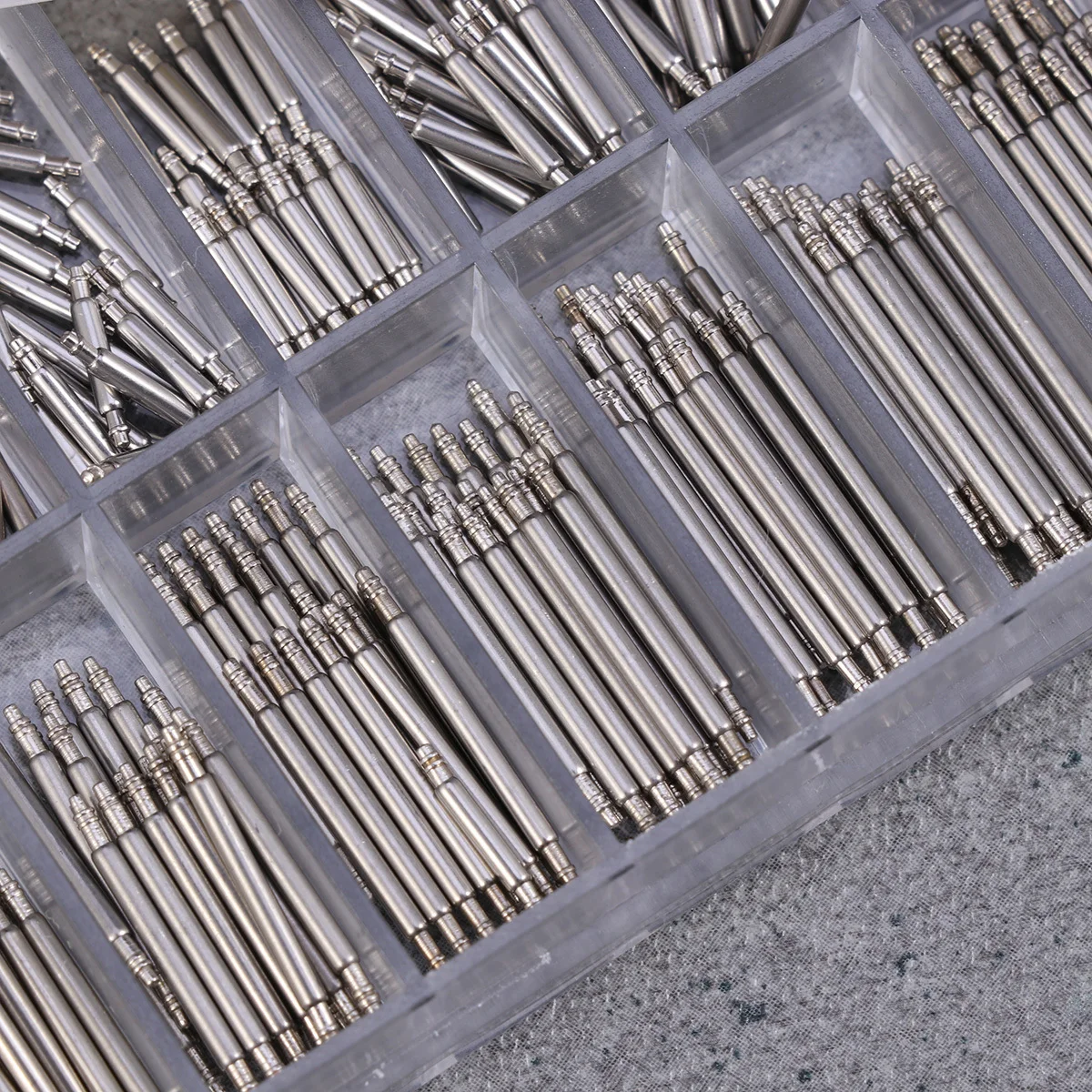 

360Pcs Stainless Steel Watch Spring Bars Professional Repair Replacement Pin Tool Kit 6-23mm Watch Wristband Repair Replacement